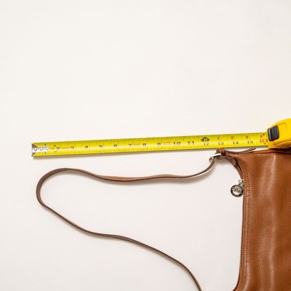 ~ FIRM PRICE ~
VINTAGE LONGCHAMP Camel Colored Leather Crossbody - Picture 8 of 16